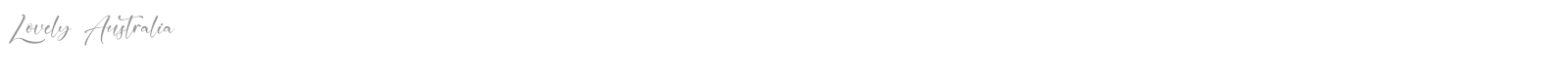 Lovely Australia font preview